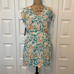 NWT Anthropologie Cloth & Stone Cutout Mini Dress